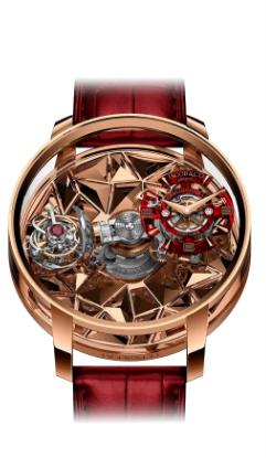 Review Jacob & Co ASTRONOMIA FOUR-AXIS TOURBILLON ROSE GOLD AT180.40.AB.AA.A Replica watch